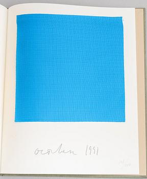 Christo, Book, "The Accordion-Fold Book for The Umbrellas (Japan and U.S.A), Bedfords Arts Publisher, 1991.