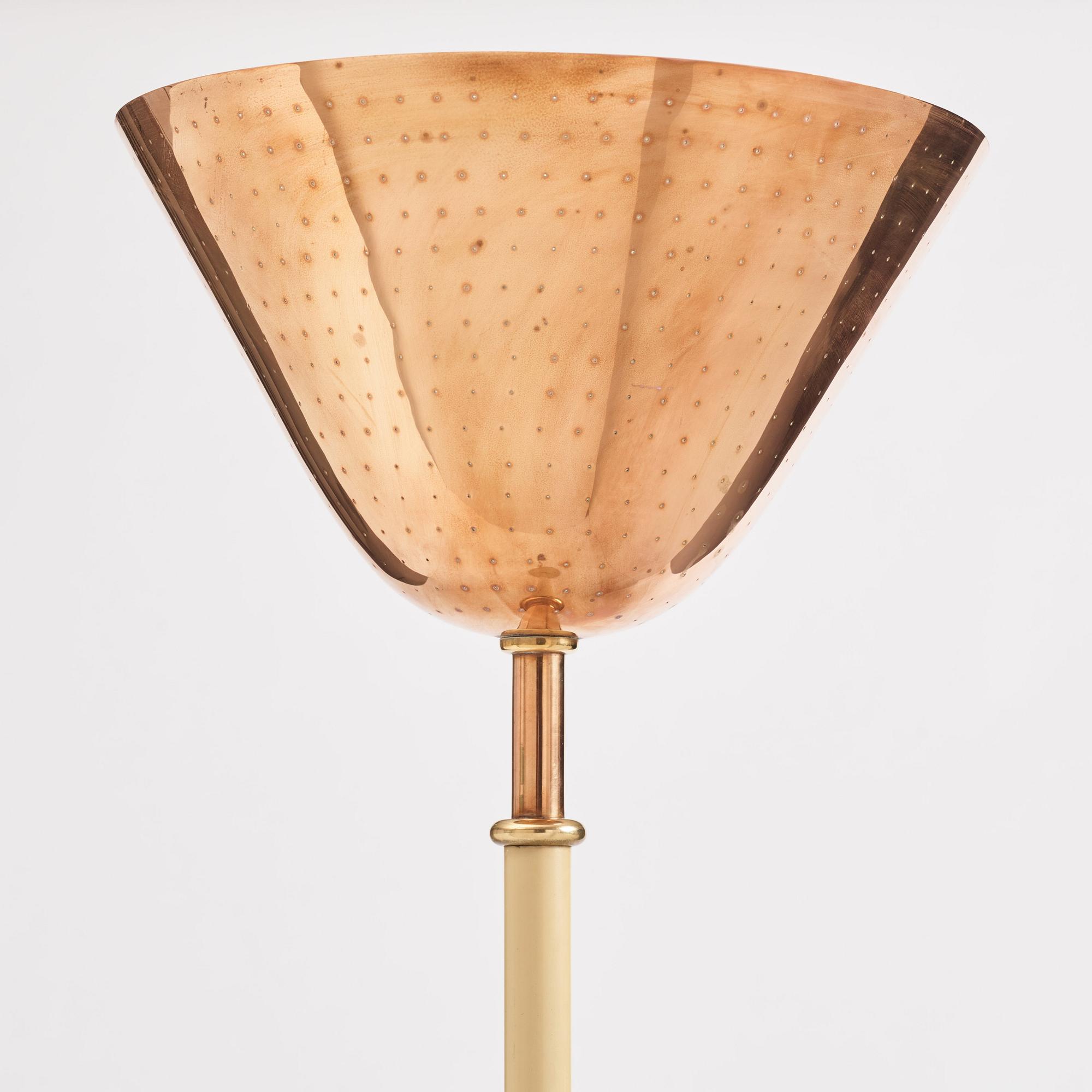 Carl-Axel Acking, golvlampa, modell "2646", Bröderna Malmströms Metallvarufabrik, Malmö 1940-50-tal.
