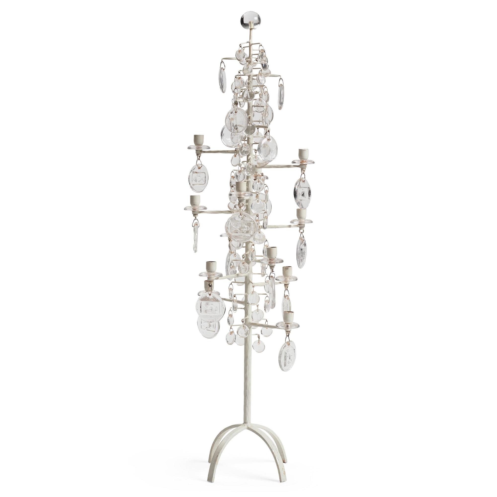 Erik Höglund, a floor candelabrum, Boda Smide, Sweden 1960-70s.