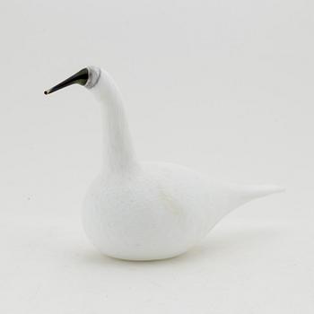 Oiva Toikka, a glass bird, Nuutajärvi Notsjö, signed, 2007.