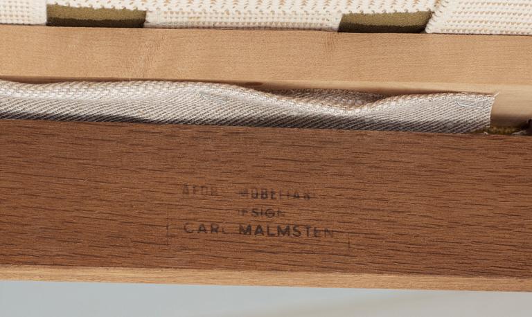 MATSALSGRUPP, 9 delar, "Calmare nyckel", Carl Malmsten, Åfors Möbelfabrik, 1900-talets andra hälft.