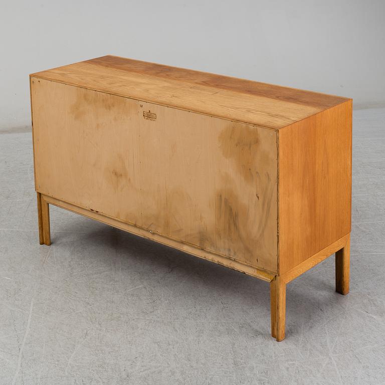 A 1960s oak and rattan sideboard by Alf Svensson, Bjästa Snickerifabrik.