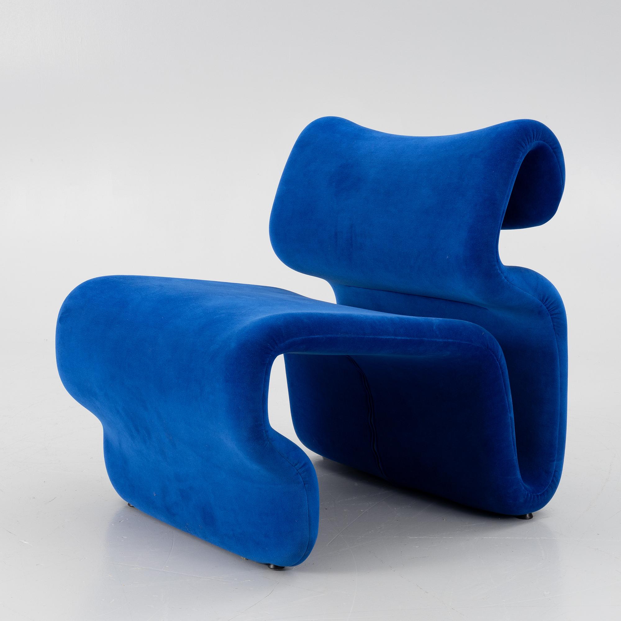 Jan Ekselius, "Etcetera Lounge Chair - Klein Blue", Artilleriet Ateliers.
