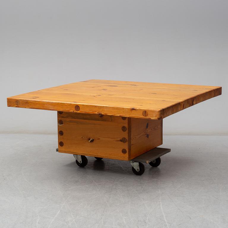 a pine coffee table by Sven Larsson, second half of the 20th century.