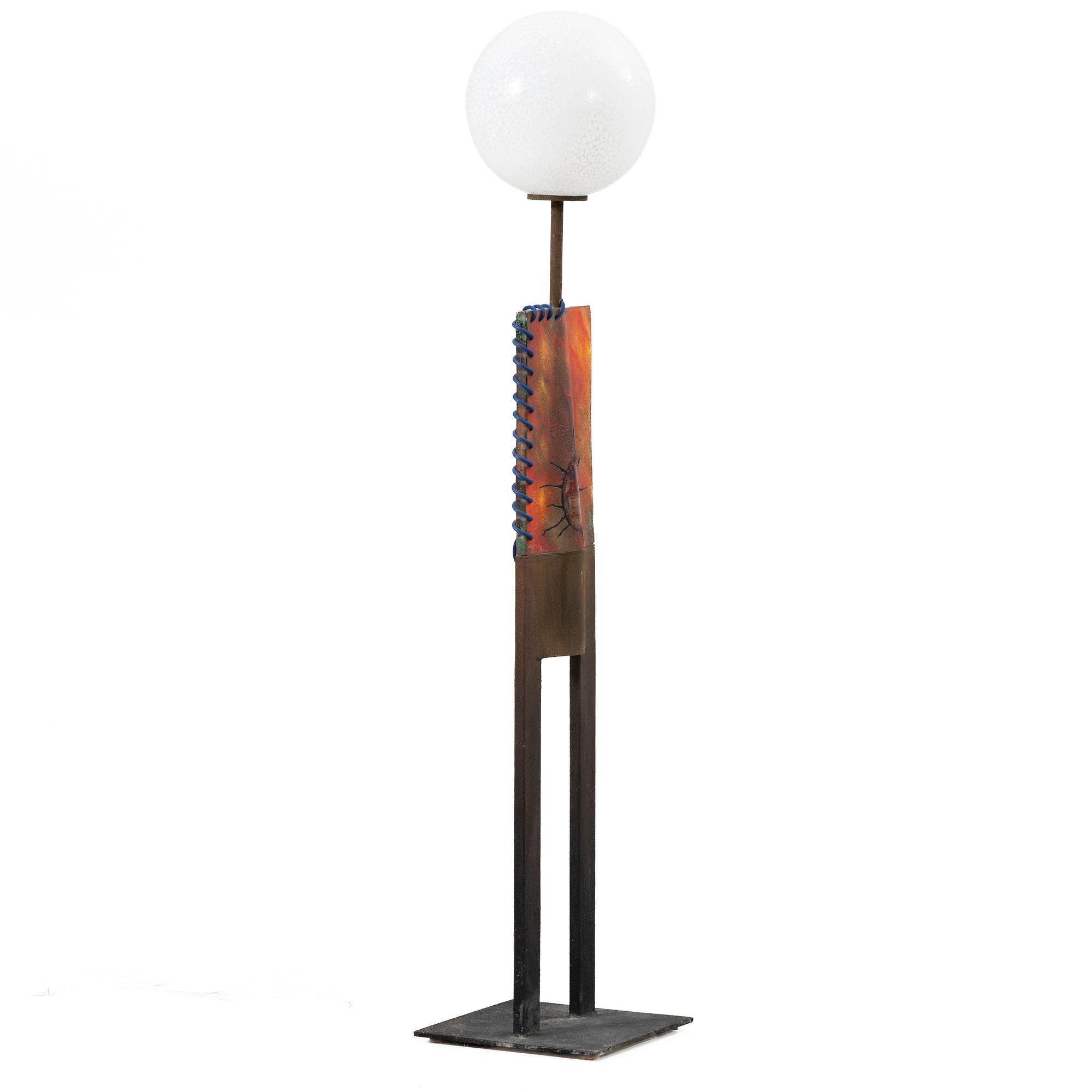 Kjell Engman, Floor lamp/sculpture, Kosta Boda, 2005.