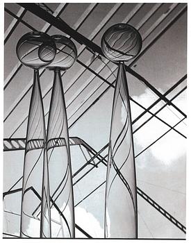 John Selbing, "Klot över kon", a glass sculpture, Orrefors ca 1957.