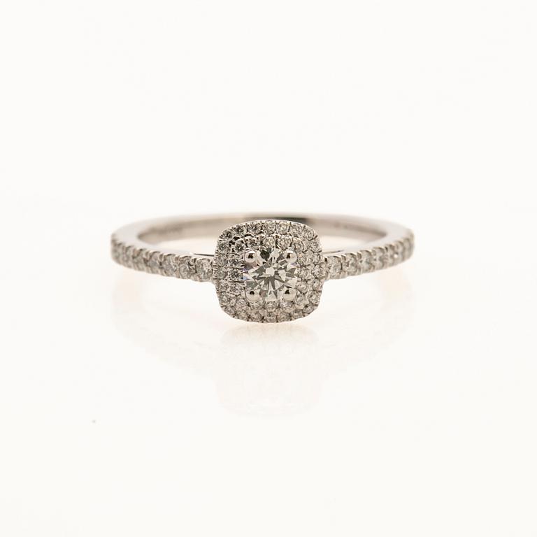 Ring, 18K gold with diamonds, Guldfynd.