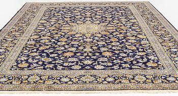 A Keshan carpet, c. 412 x 308 cm.