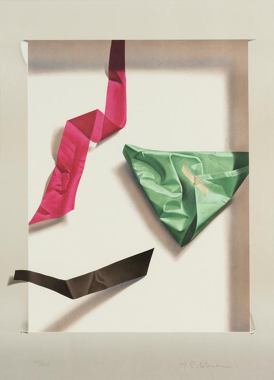 Yrjö Edelmann, lithograph in colours, 1996, signed 43/250.