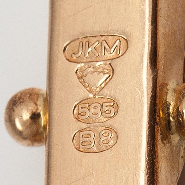 Halsband och armband, 14K guld. Finland 1979.