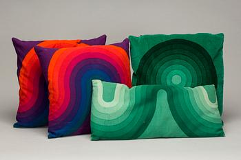KUDDAR, 4 st, "Spectrum", Verner Panton, Mira-x.
