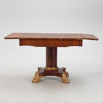 A Swedish Mahogany Table, Karl-Johan, early 19th century.