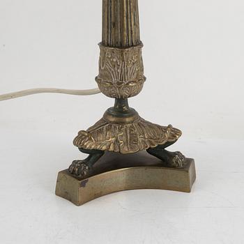 A pair of table lamps, Empire style, 20th century.