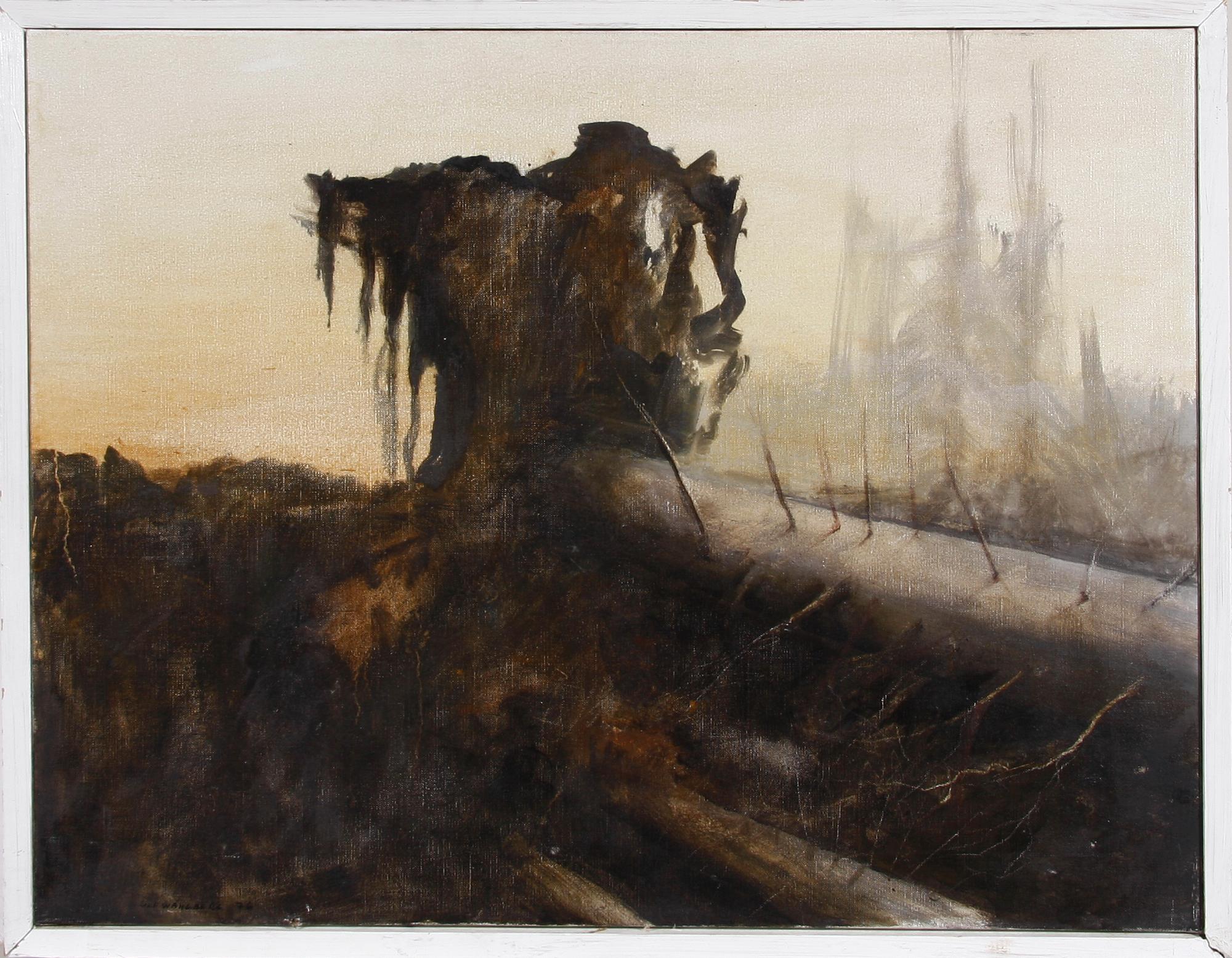 ULF WAHLBERG, olja på duk. Sign o dat 1976.