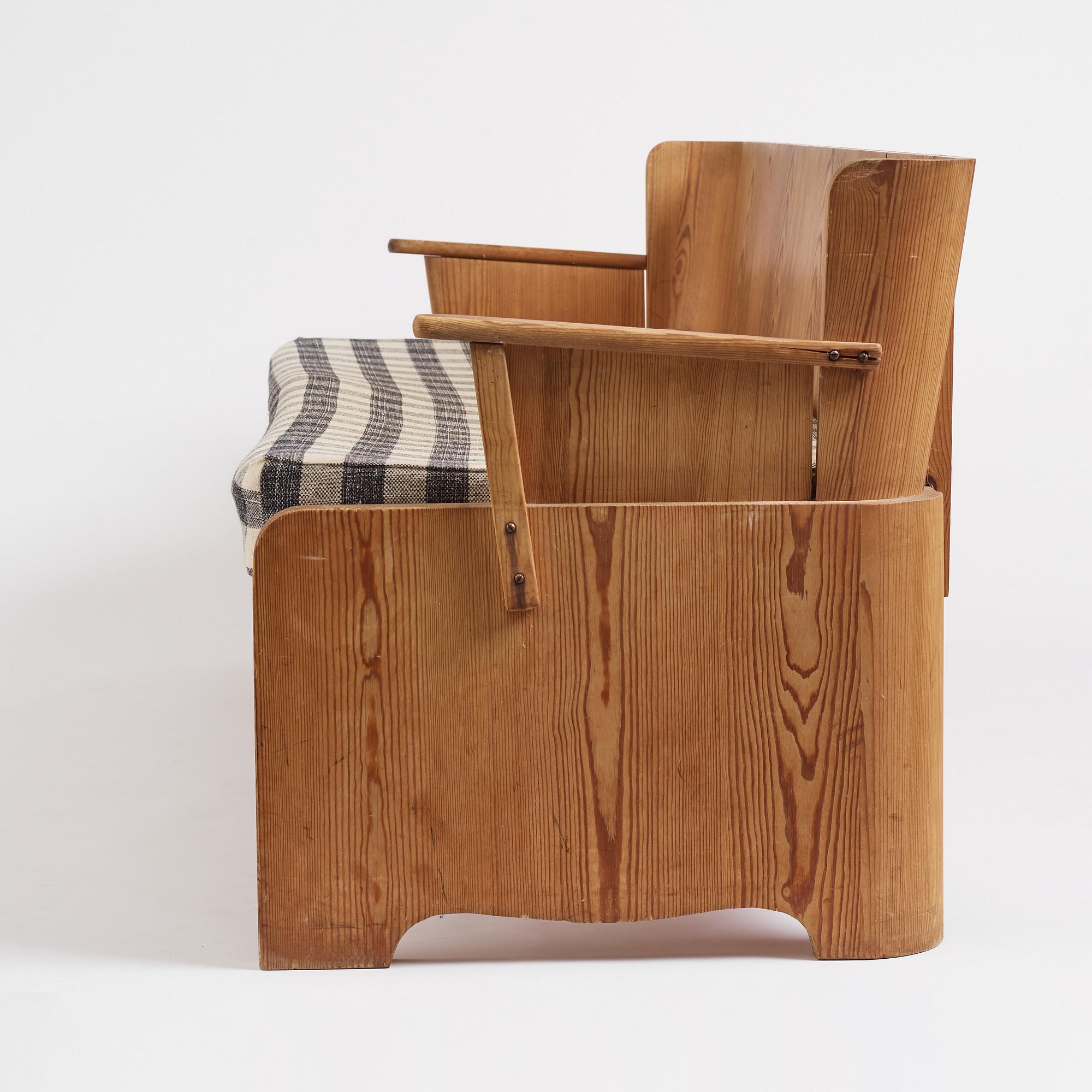 Göran Malmvall, soffa, modell "322" sportstugemöbel, Karl Andersson och Söner, 1940-tal.