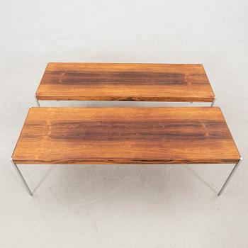 Uno & Östen Kristiansson, soffbord/sidobord ett par för Luxus Vittsjö 1900-talets senare del.