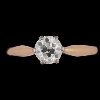 1398. An old-cut diamond, circa 0.70 cts.