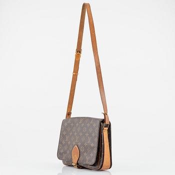 Louis Vuitton, väska, "Cartouchière", samt plånbok, 1970-tal.
