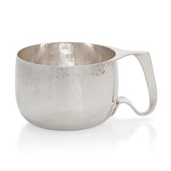 Tapio Wirkkala, kuksa, "Isännänmuki", hopeaa, TW 463, Kultakeskus, Hämeenlinna 1976.