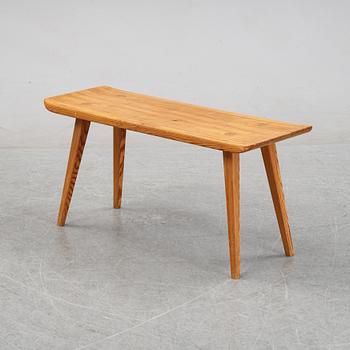 Carl Malmsten, a pine 'Visingsö stool, mid 20th Century.