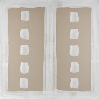 57. Clay Ketter, "White over grey wall painting".