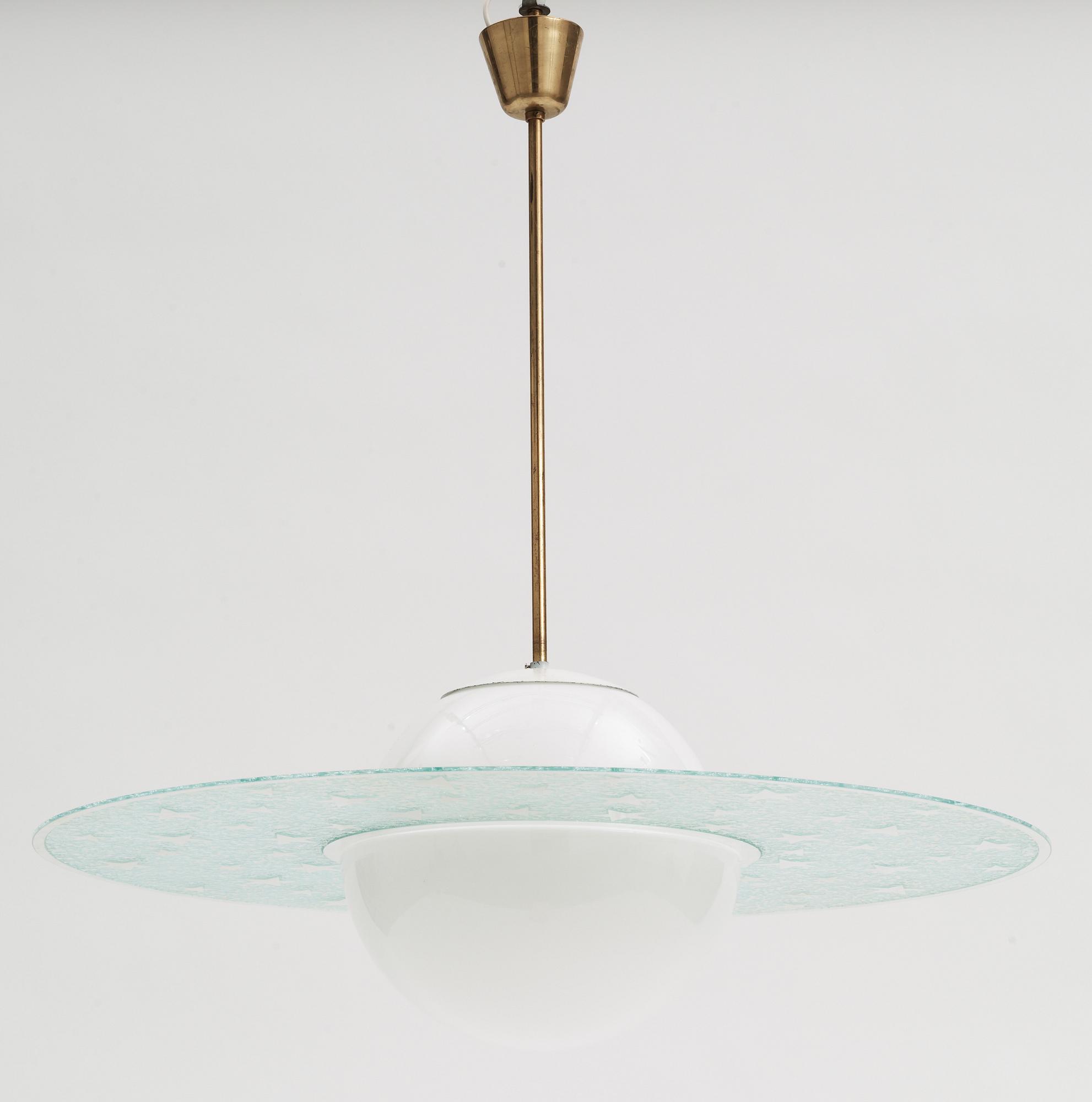 TAKLAMPA, "Saturnus", 1940/50-tal. H 96.