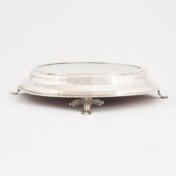 A Danish silver centerpiece, mark of JS Prahl, Copenhagen 1881.