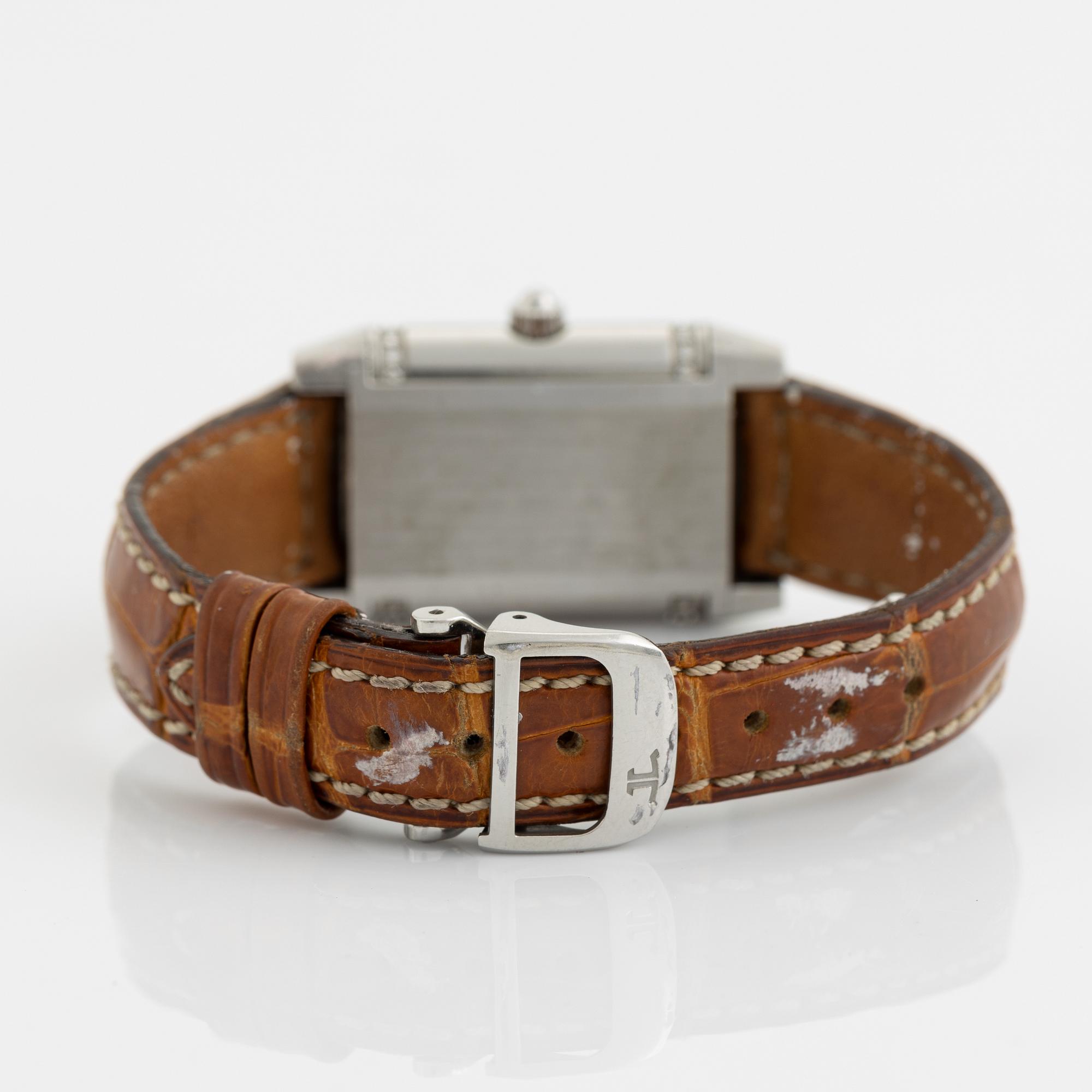 Jaeger-LeCoultre, Reverso, Duetto, armbandsur, 19,5 x 28,5 (33) mm.