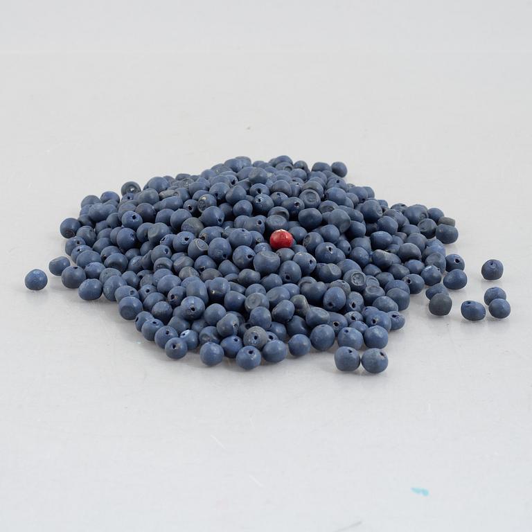 Ingrid Herrlin, blueberries, stoneware.