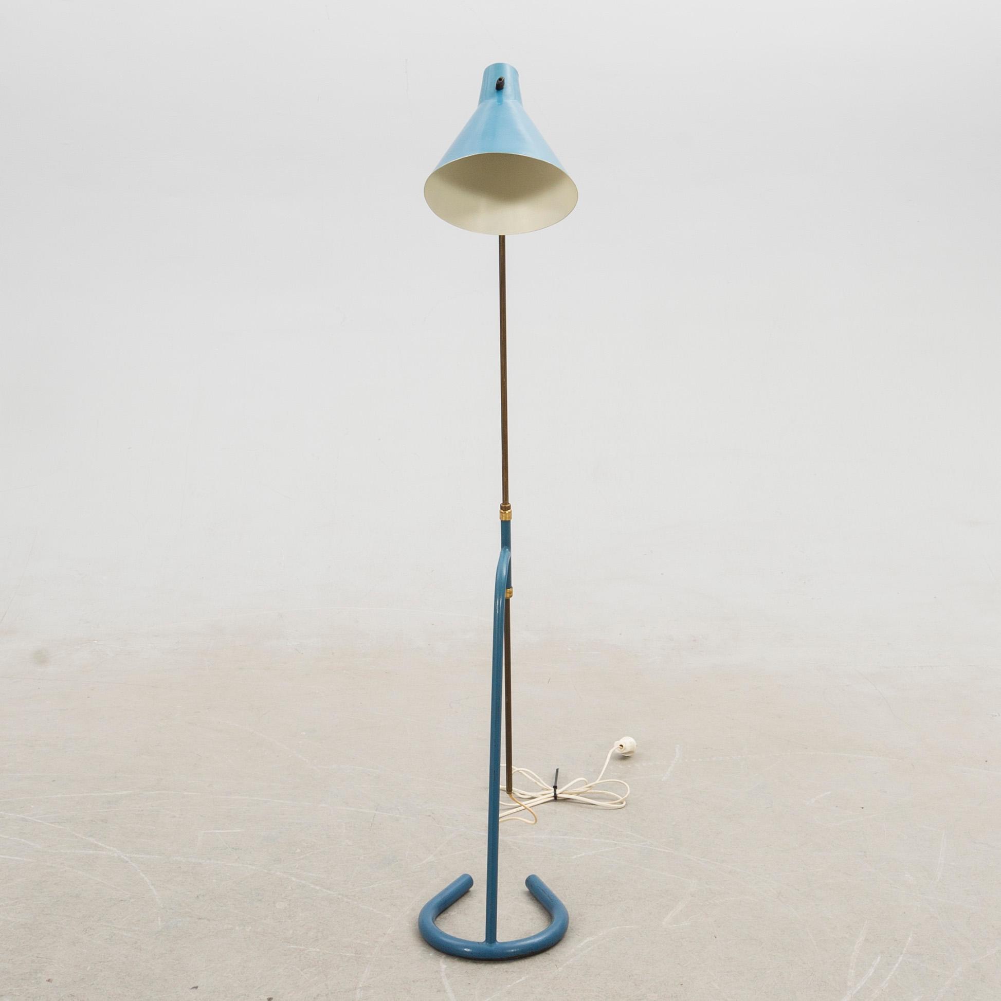 Malmö Armaturfabrik, likely, floor lamp, Swedish Modern, mid-20th century, Sweden.