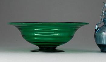 SKÅL samt VAS, glas, Edvin Ollers, 1900-talets första hälft.
