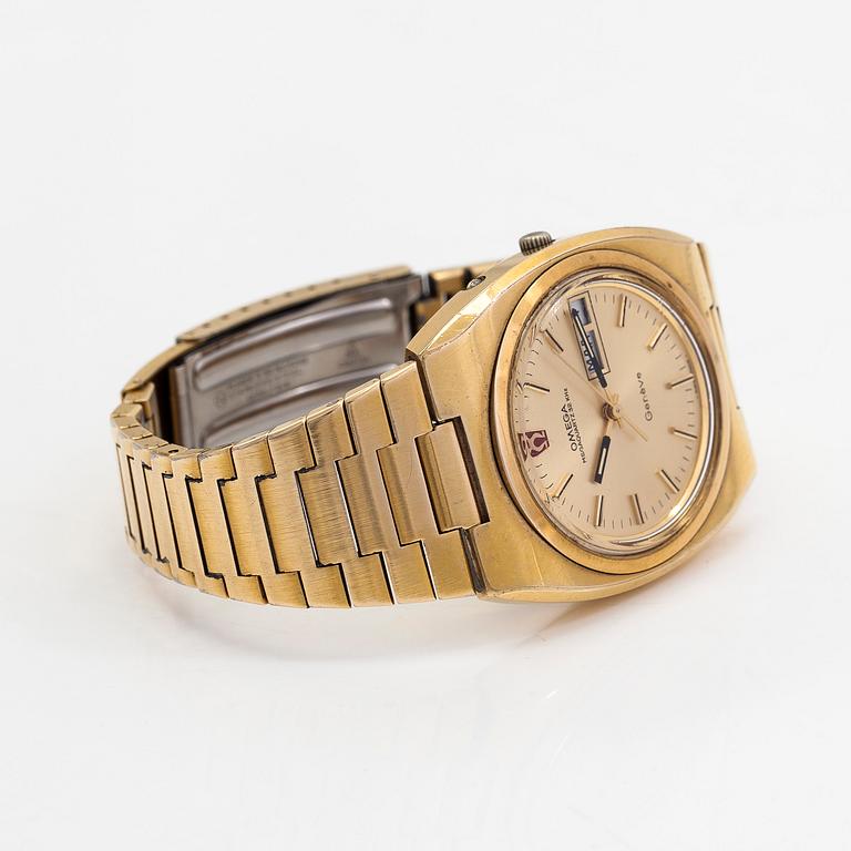 Omega, Megaquartz, 32 KHz, armbandsur, 39 mm.