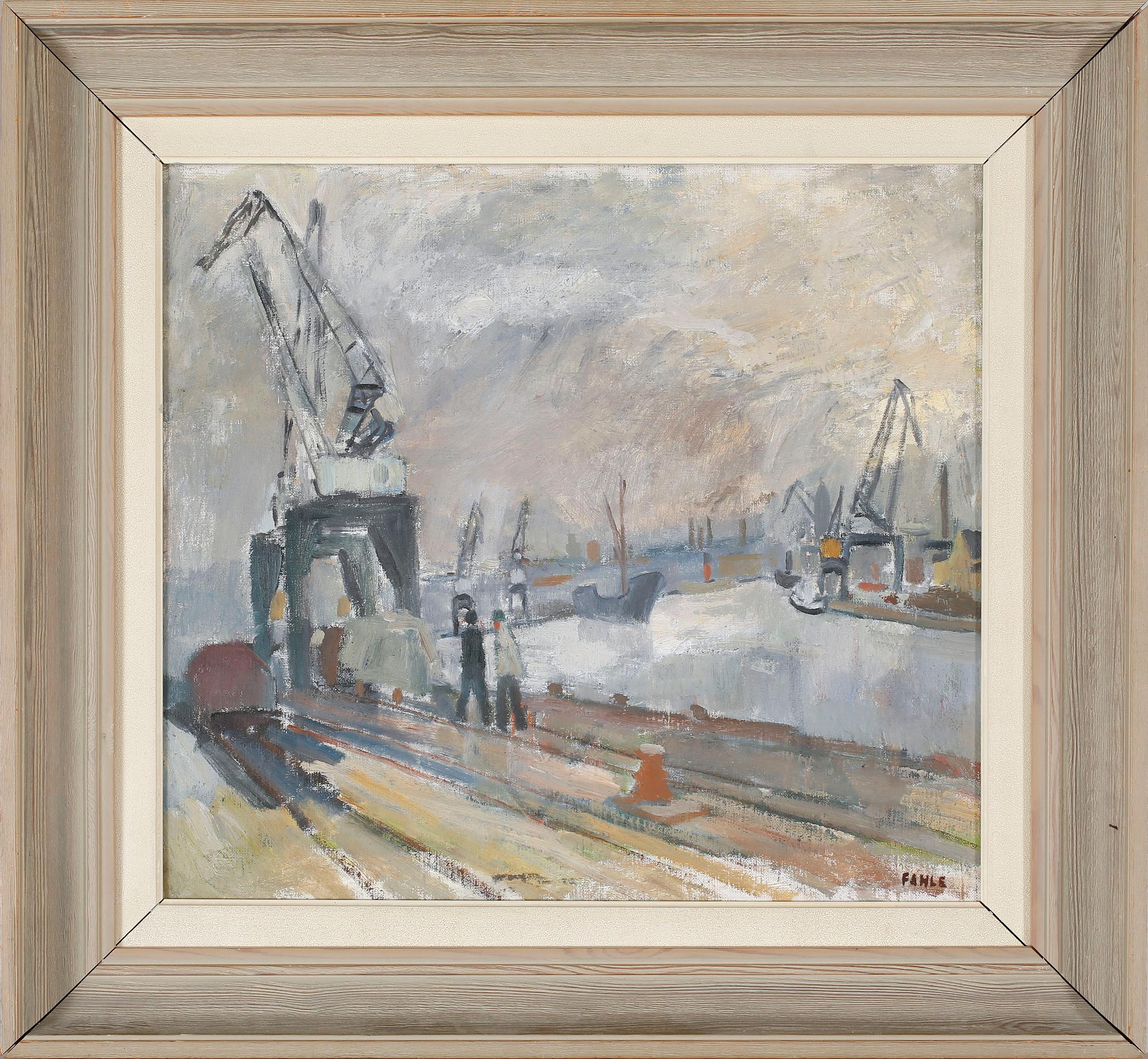 GUSTAF ADOLF FAHLE, olja på duk, signerad.