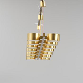 Hans-Agne Jakobsson, a monumental ceiling lamp model T 261/14, Hans-Agne Jakobsson AB, Markaryd, 1950s-60s.