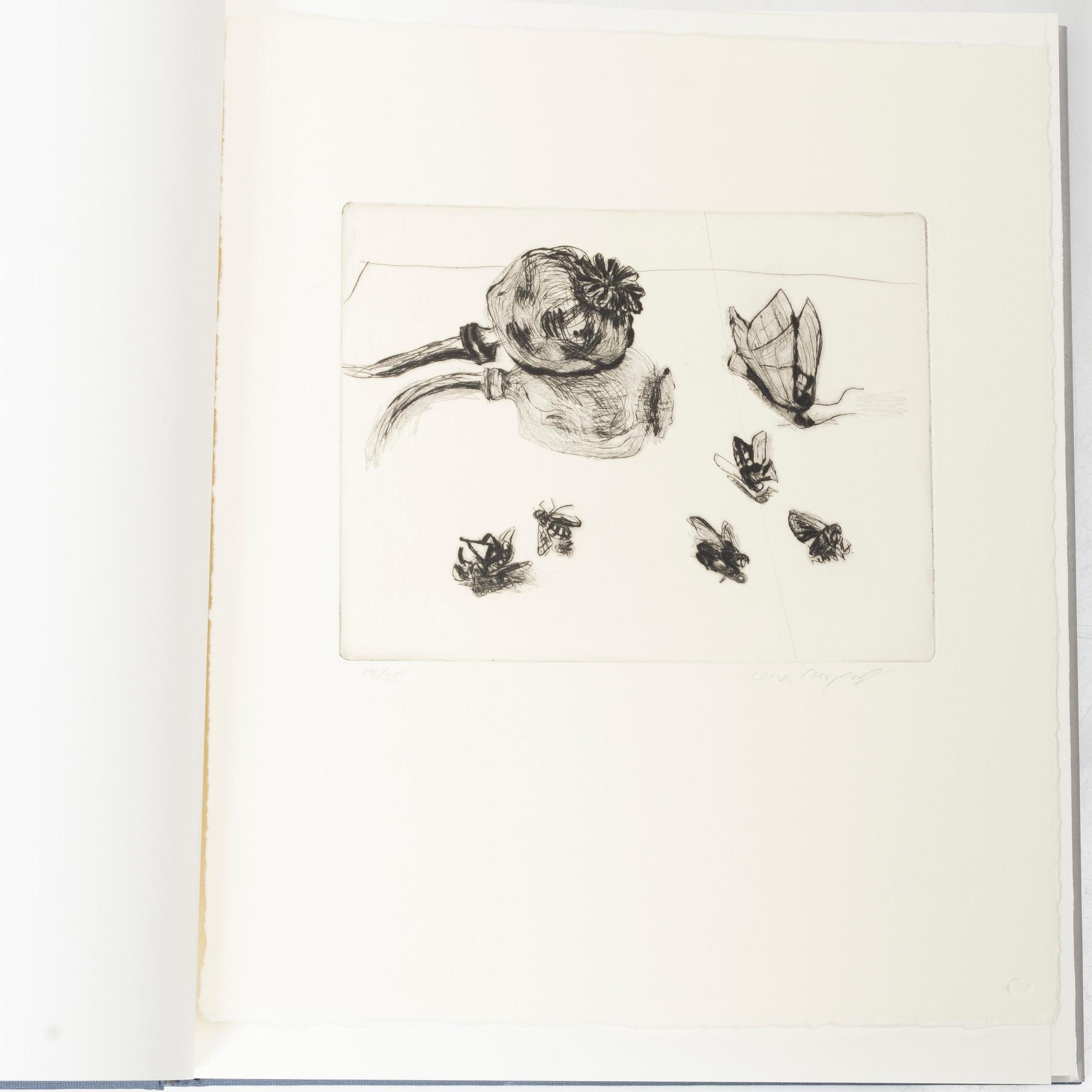 Lena Cronqvist, Catalogue raisonné, “Copper Plate Prints 1974–2009”, with “Stilleben I”, etching, signed and numbered 14/25.