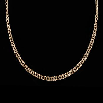 HALSKEDJA, 18k guld, Esto, Stockholm 1964. Vikt ca 18 gram.