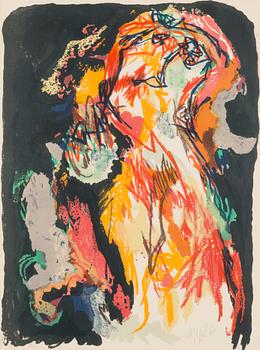 Karel Appel, lithograph, signed and dated -60, numbered 90/125.