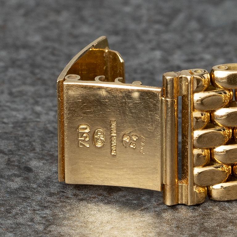 Patek Philippe, Calatrava, "Beads of rice bracelet by Gay Frères", ca 1954.