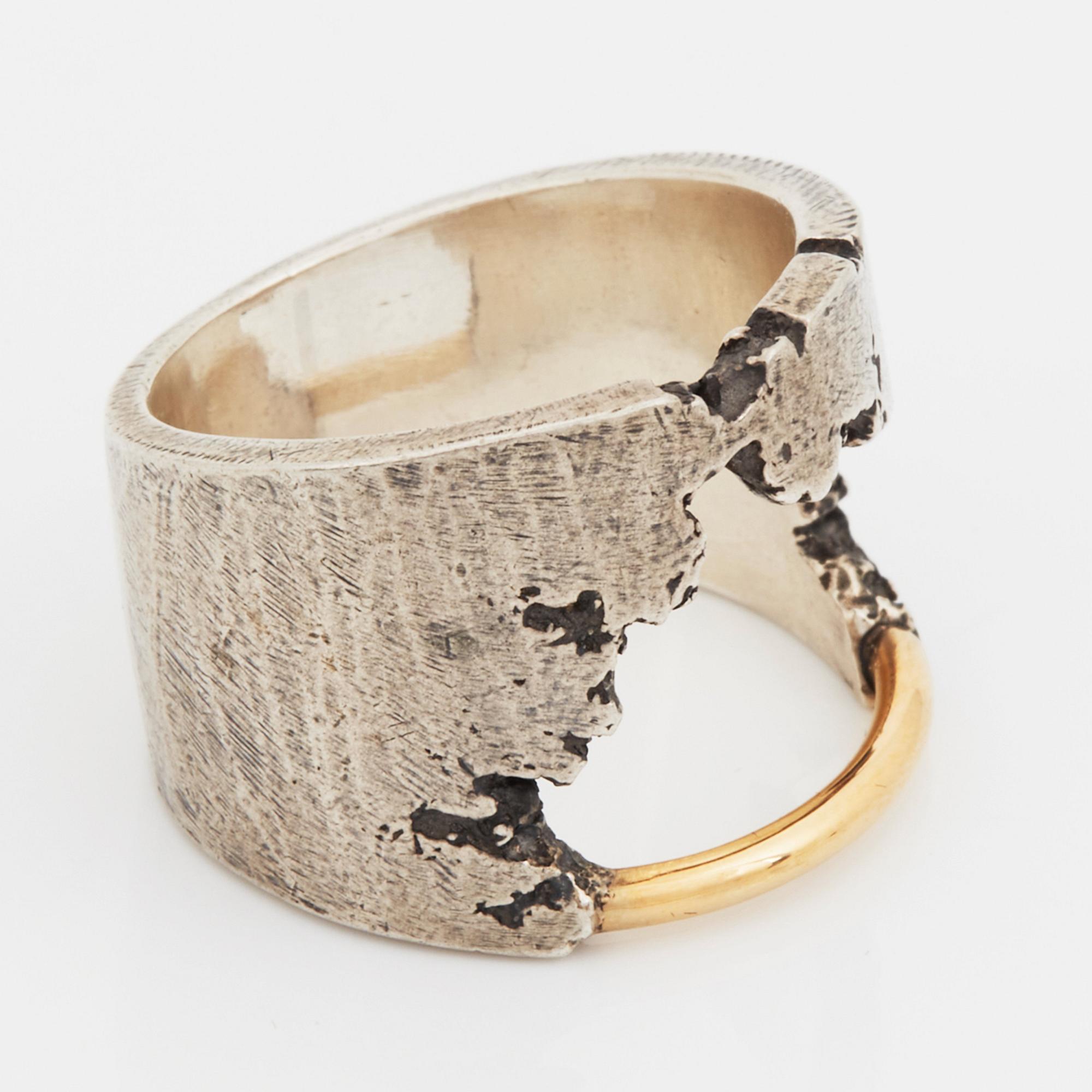 Tobias Wistisen, ring, silver och guld.
