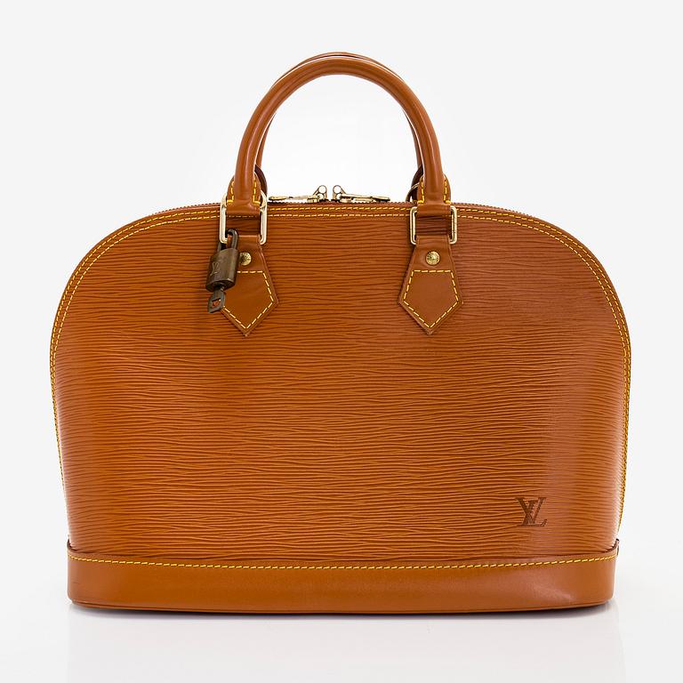 Louis Vuitton, an Epi Leather "Alma" bag.