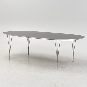 Bruno Mathsson & Piet Hein, a 'Superellips' dining table, Fritz Hansen, Denmark.