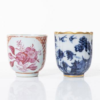 Porcelain, 7 pieces, China, 18th-19th century.