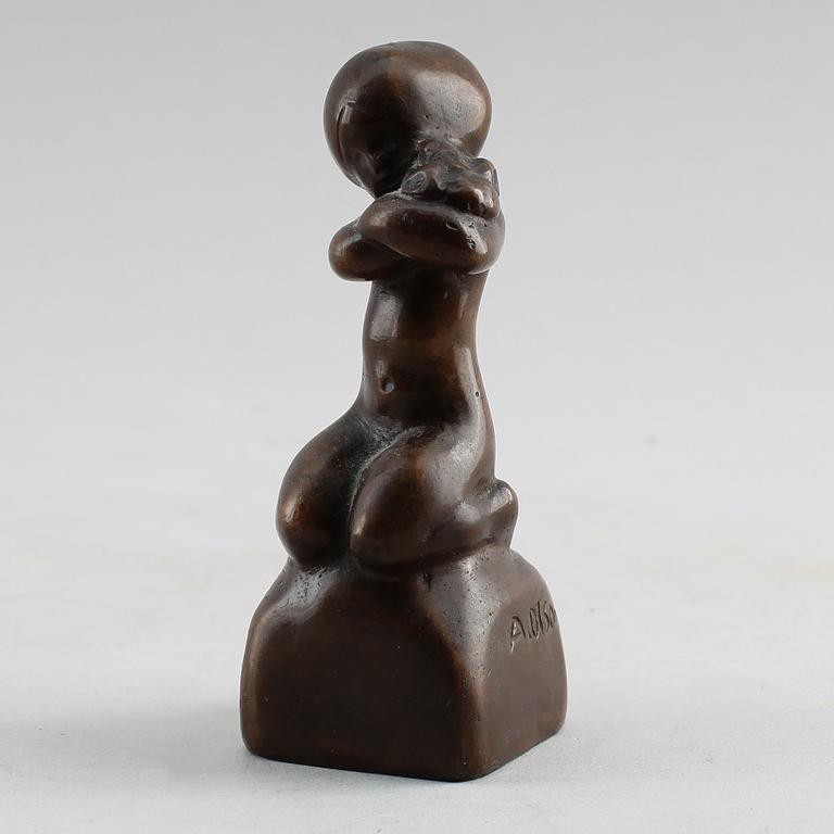 ANDERS OLSON, skulptur, brons, signerad.