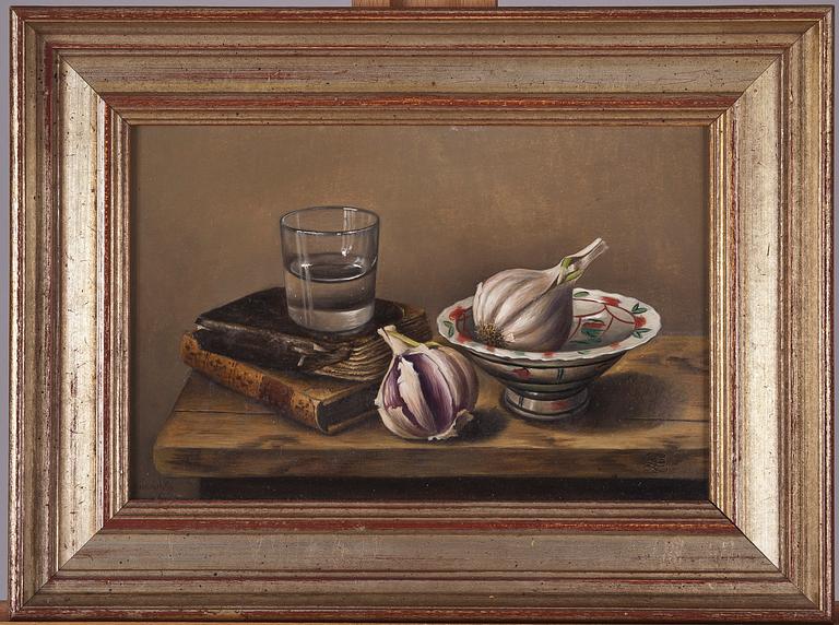 NADINE LUNDAHL, olja på skiva, signerad och daterad 83.