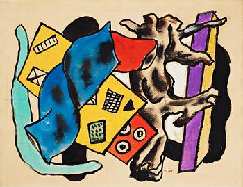 581. Fernand Léger, Studie till "La racine grise".