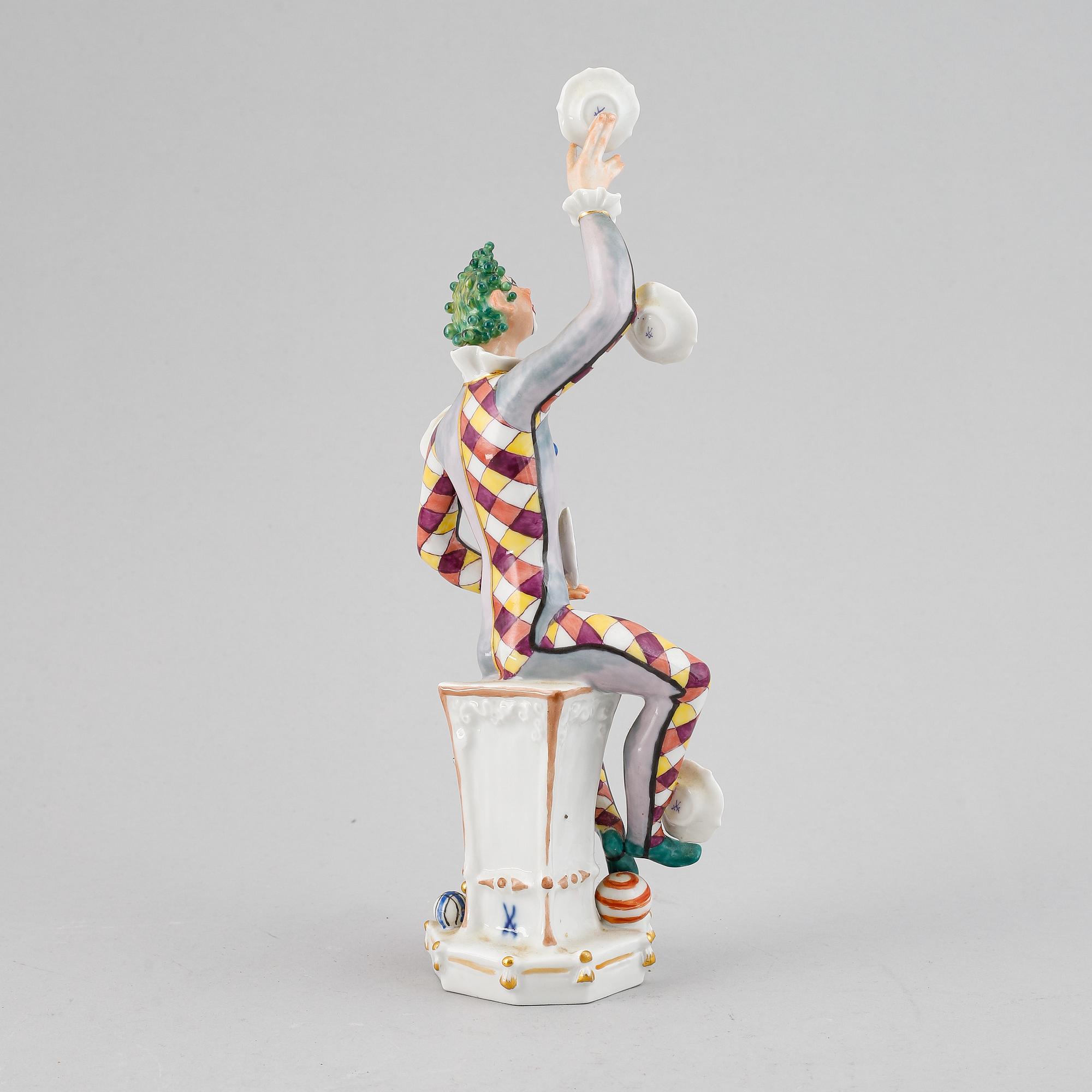 Peter Strang, a Meissen porcelain figurine, Germany.