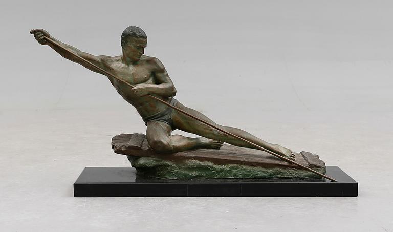 SKULPTUR, brons, 1900-talets första hälft, otydligt signerad Cipriani.
