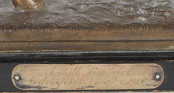 FIGURINER, 2 st, metall, 1900-talets första hälft.