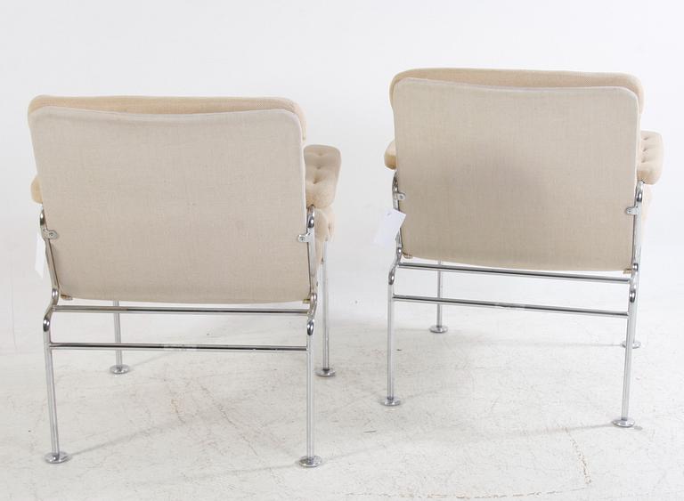 FÅTÖLJER, ett par, "Birgitta", Bruno Mathsson, Dux.