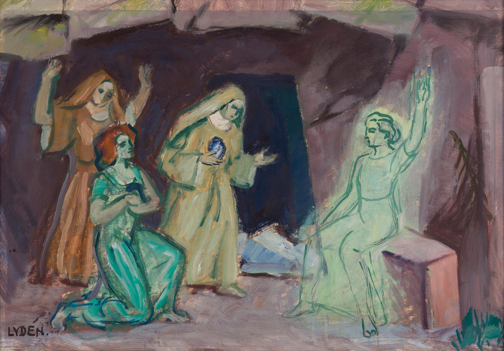 EDWIN LYDÉN, "FRUARNA VID GRAVEN".